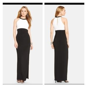 Ralph Lauren Dresses - Ralph lauren size 10 blk/white evening gown/ dress Ralph Lauren Dresses - Ralph lauren size 10 blk/white evening gown/ dress